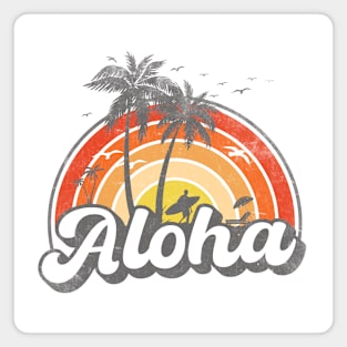 Aloha hawaii beach Magnet